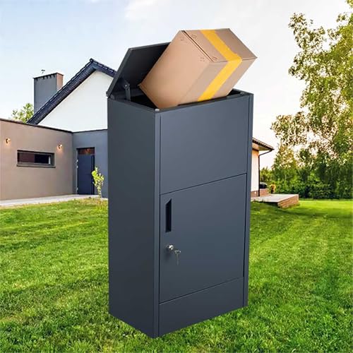 LFHWHKJ Paketboxen for den Außenbereich, 13" L x 21" B x 41" H, keine Installation erforderlich, Paketbehälter mit sicherer Aufbewahrung, wasserdichte, diebstahlsichere Paketbox for den Außenbereich f LFHWHKJ Paketboxen for den Außenbereich, 13" L x 21" B x 41" H, keine Installation erforderlich, Paketbehälter mit sicherer Aufbewahrung, wasserdichte, diebstahlsichere Paketbox for den Außenbereich f von LFHWHKJ