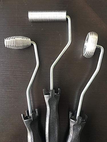 Fiberglas Laminierwalze 3 Stück pro Set Blasenwalze für Harz Laminierwalze Projekt Kit für Verbundwerkstoff von LFI