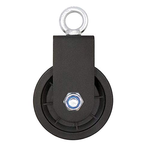 LFJ 90mm Seilrolle mit U Haltebügel, Block Umlenkrollen für Seile DIY Gym Fitnessgeräte Kabelmaschine Drahtseilrolle, 1PC LFJ 90mm Seilrolle mit U Haltebügel, Block Umlenkrollen für Seile DIY Gym Fitnessgeräte Kabelmaschine Drahtseilrolle, 1PC von LFJ