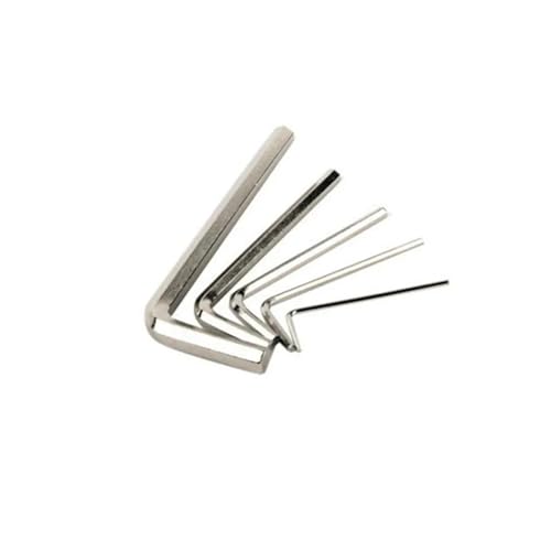 0,7 0,9 1,27 1,5 2 2,5 3 4 5 6 mm Stahl Mikro-Sechskant-Innensechskant-Schraubendreher 1/2/5 Stück(Nickel plated,0.7mm 5pcs) von LFJQFQR
