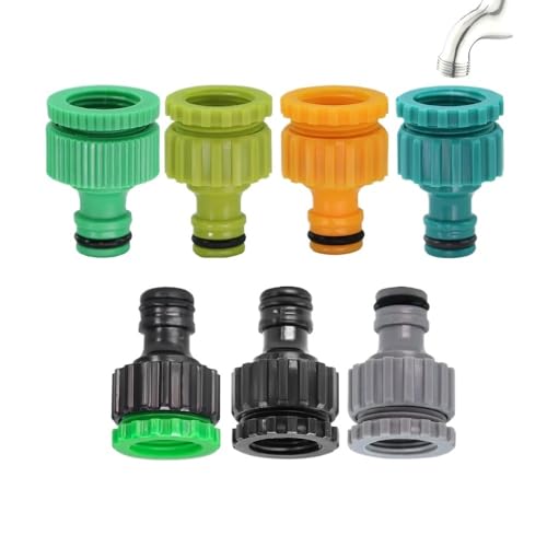 1/2 3/4 1 Schnellverbinder Nippel Garten Tropfbewässerung Bewässerungssystem Kupplungsadapter Hahn Wasserhahn Gelenke 4/7 mm 8/11 mm(1Jx1pc) von LFJQFQR