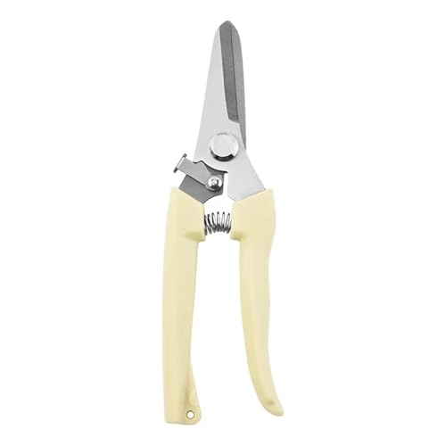 1/2PCS Edelstahl Beschneiden Schere Schneiden Multifunktionale Blume Baum Zweig Bypass Garten Pruner Hand Scher Clipper Werkzeuge(Straight Head) von LFJQFQR