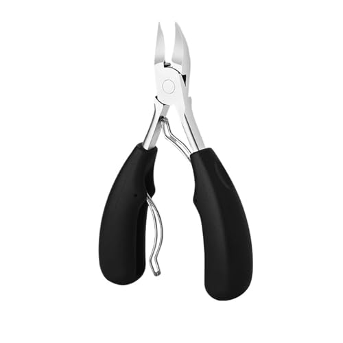 1 PC Professionelle Nagelschneidemaschinen Dicke Nägel Trimmer for eingewachsene Zehennägel Paronychia Trimmer Cutter Maniküre Schere Pediküre Werkzeug(Black) von LFJQFQR