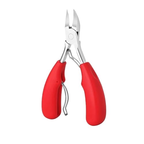 1 PC Professionelle Nagelschneidemaschinen Dicke Nägel Trimmer for eingewachsene Zehennägel Paronychia Trimmer Cutter Maniküre Schere Pediküre Werkzeug(Red) von LFJQFQR