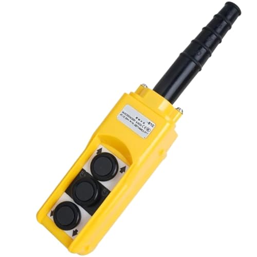 1 stücke TNHA1 COBC-61C/62C/63C fahren schalter single speed regen beweis kran taste control elektrische hoist mit notfall(Red) von LFJQFQR