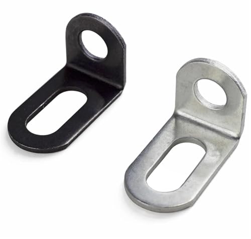 10 PCS Lot Eckhalterung verstellbar Eisen Metall L Form rechtwinklige Klammer for Regal Unterstützung Board verbinden etc.(Silver 10PCS) von LFJQFQR