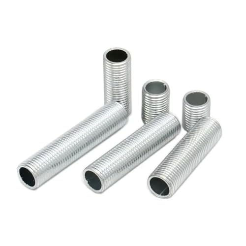 10 stück M10 Metall Voll Gewinde Rohr Zink Anschluss Schraube Rohr Nippel Joint for Beleuchtung Zubehör(40mm) von LFJQFQR