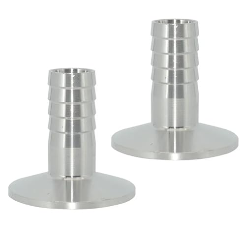 12 19 25 32 38 45 51 57mm Schlauchanschluss x 0,5 "1" 1,5 "2" Tri-Clamp SUS 304 Stahl Fitting Homebrew 1/2 "3/4" 1 "1 Stück(57mm x Ferrule 77.5) von LFJQFQR