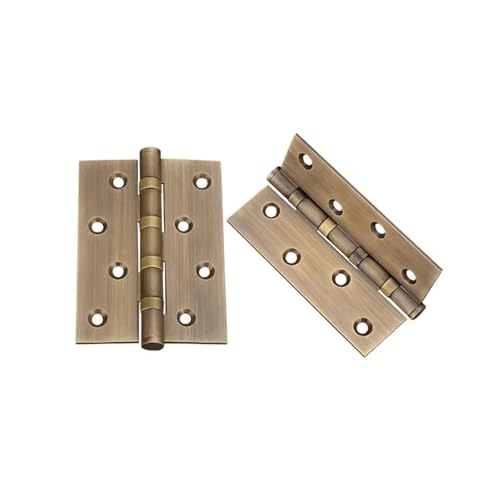 2 x Tür- und Fenster-Möbelscharniere (Silber) von LFJQFQR