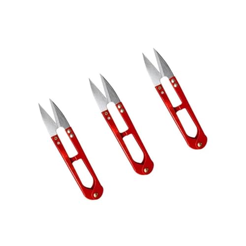 3Pcs Gartenschere Scharfe Schere Gartenanlage Scissor Zweig Pruner Trimmer Werkzeug Nähen Kleidung Faden Schneiden Schneider(A-13 3pcs) von LFJQFQR