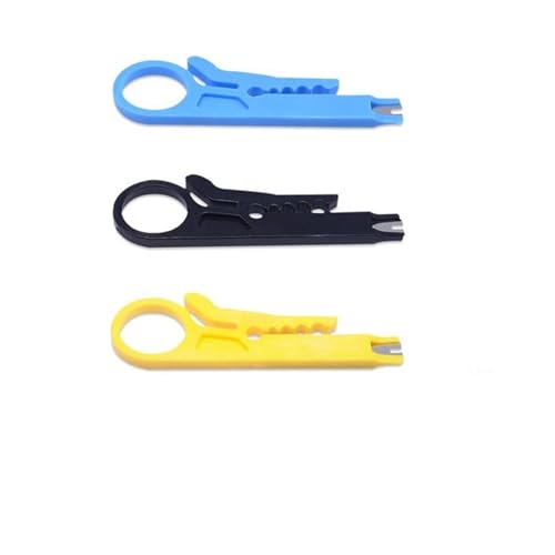 Abisolierzange Messer Crimpzange Crimpzange Kabelabisolierzange Drahtschneider Multitools Schnittlinie Handwerkzeuge 1 STÜCKE(Blue) von LFJQFQR