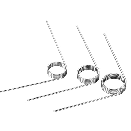 Edelstahl 1,0 mm Drahtdurchmesser V-Typ Feder 5 mm - 12 mm Außendurchmesser 60/90/120/180 Grad Reset 10 Stück(9mm(6 laps ),9.5MM (10PCS)_1.0MM(60 DEGREES)) von LFJQFQR