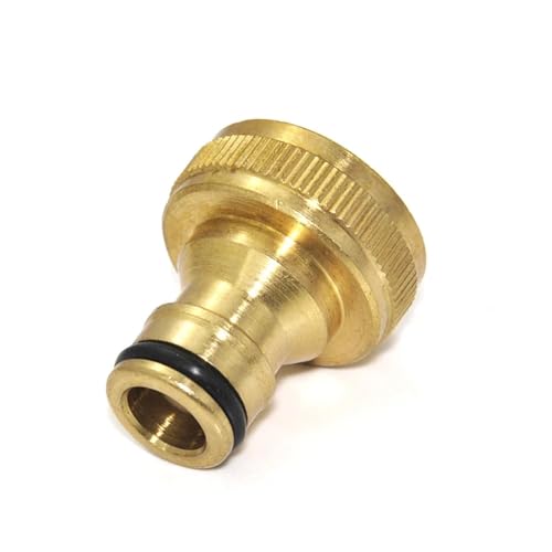 Hochwertiger Messing-Gartenhahnanschluss for 3/4 bis 1/2 Wasserhahn, verbunden mit Wasserschlauch-Adapter, Schnellverschluss-Zubehör von LFJQFQR