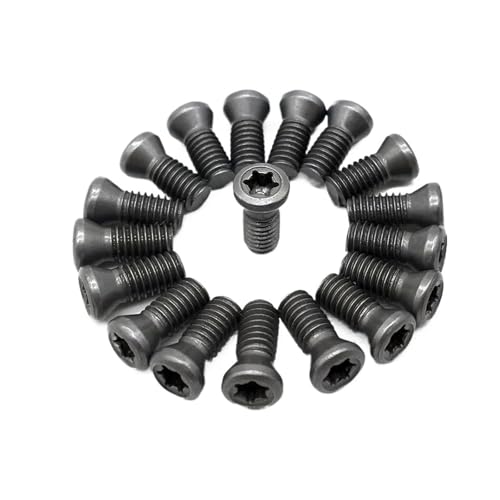 M1.8x4 M2.0x5 M2.5x6 M3.0x7 M4.0x9 M5.0x12 Pflaumenschraube mit hoher Härte Fräserstange Klingenverriegelungsschraube 20/100PPCS(20Pcs,M2.0x5mm) von LFJQFQR