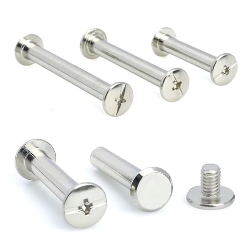 M2 M3 M4 M5 M6 304 Edelstahl Schraube Chicago Schraube Niet 5/10sets(9mm,10sets D4-M3) von LFJQFQR