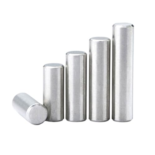 M3 M4 Länge 4-100mm Parallelstifte Edelstahl Zylinderstift GB119 Länge 4-100mm 50/200 Stück(200Pcs,M4_4MM) von LFJQFQR