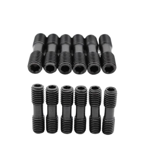M5 * 20 M6 * 20 M6 * 25 M8 * 30 M10.0 * 30 Hohe härte Doppel kopf CNC schraube, Drehen cutter bar Klinge locking Plum blossom 10 stücke(LSM520) von LFJQFQR