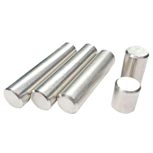 M8 M10 Länge: 8-120mm Parallelstifte Edelstahl Zylinderstift Anfasstift GB119 10-100 Stück(50Pcs,M10_16MM) von LFJQFQR