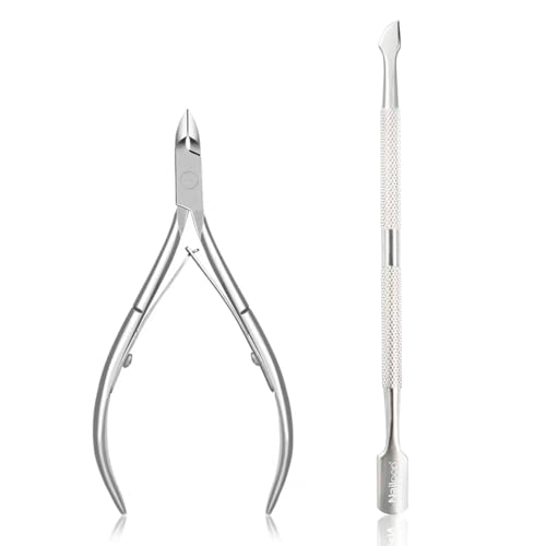 Professioneller Edelstahl -Nagelschneider Schere Nipper Funktion Nagelhaut Pusher Remover Maniküre Nagelkunst -Pflegewerkzeug Kit Kit(Nail Cutter 1pc) von LFJQFQR