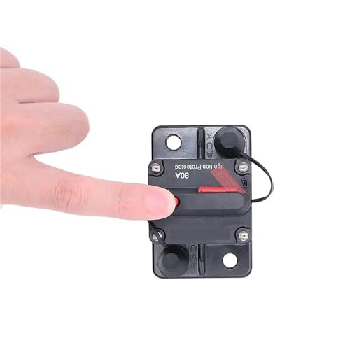 Sicherungsautomat Reset Schalter 30A 40A 50A 60A 70A 80A 100A 120A 150A 200A 250A 300A 12-48V DC Auto Boot Auto Wasserdicht (50A) von LFJQFQR