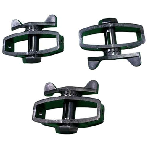 Weißer/schwarzer Kunststoff-Spanner for elektrische Zäune zur Installation von Drahtspannern, 3–12 Stück(3 PCS Black) von LFJQFQR