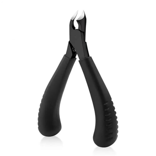 Zehen dicke Fingerabschneide Zehennägel Nipper Dead Haut Trimmer Edelstahl Olecranon Nagelschneider Schere Maniküre -Pflegewerkzeuge(Black) von LFJQFQR