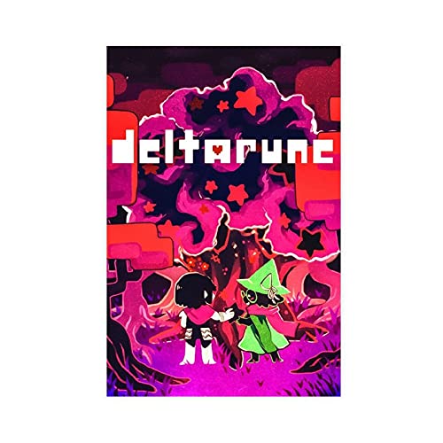 Deltarune Game Leinwand Poster Wandkunst Dekor Druck Bild Gemälde für Wohnzimmer Schlafzimmer Dekoration ungerahmt: 50 x 75 cm von LFJT