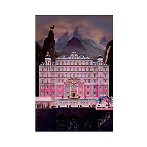 LFJT The Grand Budapest Hotel Poster Film Leinwand Poster Schlafzimmer Dekor Sport Landschaft Büro Zimmer Dekor Geschenk Rahmen: 30 x 45 cm LFJT The Grand Budapest Hotel Poster Film Leinwand Poster Schlafzimmer Dekor Sport Landschaft Büro Zimmer Dekor Geschenk Rahmen: 30 x 45 cm von LFJT
