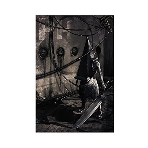 Silent Hill Pyramid Game Leinwand-Poster, Wandkunst, Dekordruck, Gemälde für Wohnzimmer, Schlafzimmer, Dekoration, 40 x 60 cm Silent Hill Pyramid Game Leinwand-Poster, Wandkunst, Dekordruck, Gemälde für Wohnzimmer, Schlafzimmer, Dekoration, 40 x 60 cm von LFJT