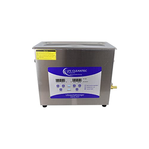 LFS CLEANTEC Ultraschallreiniger Digital Pro DP-031S - 6,5L digitales Ultraschallreinigungsgerät mit Degas Funktion und Semiwave Modus von LFS CLEANTEC