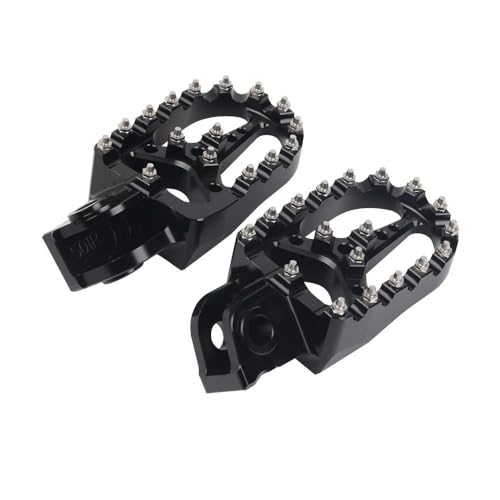 Für BETA RR 2T 4T X Trainer 250/300 Motard 400-450-525 Motorrad Fußrasten Stützen Rutschfeste Fußrasten Offroad-Pedale Pedalhalterung(Schwarz) von LFSKIUDS