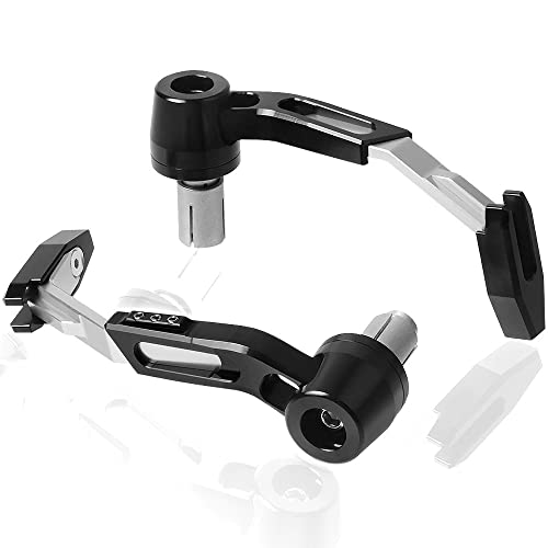 Für Benelli TRK502 TRK 502 Motorrad CNC Lenkergriffe Schutz Kupplungsbremshebel Lenkerhebelschutz(Silber) von LFSKIUDS