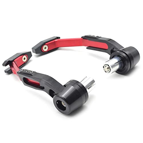 Für CB599 CB600F Hor&net CB919 CBR600 VTX1300 NC700 Motorrad CNC Lenkergriffe Schutz Kupplungsbremshebel Lenkerhebelschutz(Rot) von LFSKIUDS