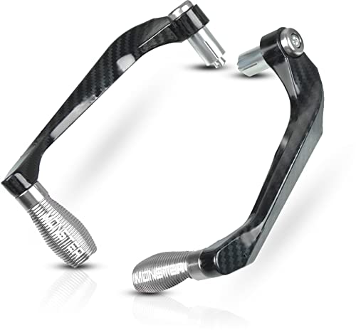 Für Ducati MONSTER 695 696 795 796 797 821 1200 1200S 1100/S EVO Motorrad Hebelschutz Lenkergriffe Schutz Bremskupplungshebel Schutzfolie Mit 7/8" 22mm(Silber) von LFSKIUDS