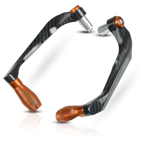 Für ER5 1996-2007 2008 Motorrad CNC Lenkergriffe Schutz Kupplungsbremshebel Lenkerhebelschutz(Orange) von LFSKIUDS