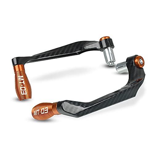 Für MT-03 MT03 MT 03 2005-2021 Motorrad Hebelschutz Lenkergriffe Schutz Bremskupplungshebel Schutzfolie Mit 7/8" 22mm(Orange) von LFSKIUDS