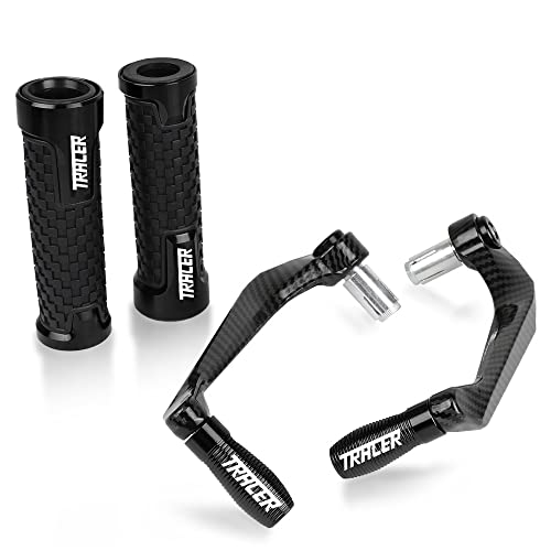 Für MT07 MT09 TRACER 7GT 9GT 2019-2022 Motorrad Hebelschutz Lenkergriffe Schutz Bremskupplungshebel Schutzfolie Mit 7/8" 22mm(Schwarz) von LFSKIUDS