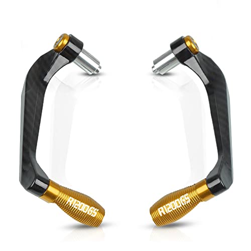 Für R1200GS ADV R1200 GS ADVENTURE 2006-2021 Motorrad Hebelschutz Lenkergriffe Schutz Bremskupplungshebel Schutzfolie Mit 7/8" 22mm(Gold) von LFSKIUDS