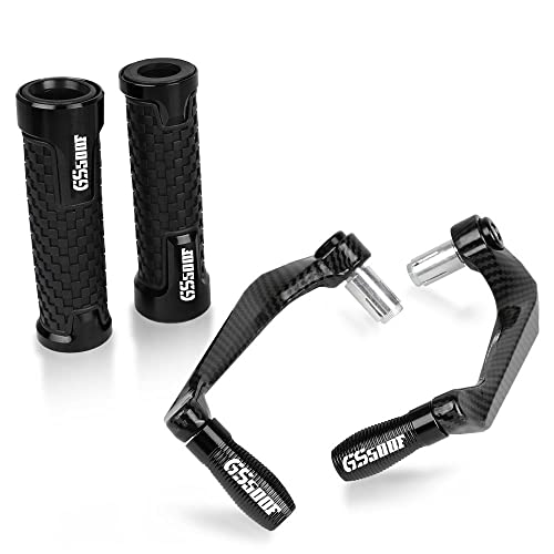 Für Suzuki GS500F GS500 F 2004-2022 Motorrad CNC Lenkergriffe Schutz Kupplungsbremshebel Lenkerhebelschutz 7/8" 22mm(Schwarz) von LFSKIUDS