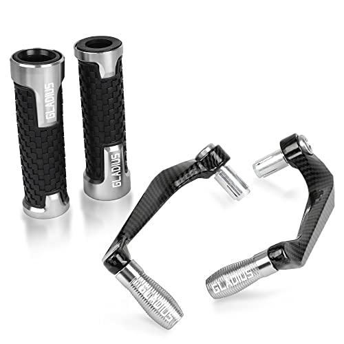 Für Suzuki GlADIUS SFV650 2009-2019 Motorrad Hebelschutz Lenkergriffe Schutz Bremskupplungshebel Schutzfolie Mit 7/8 "22 Mm(Silber) von LFSKIUDS