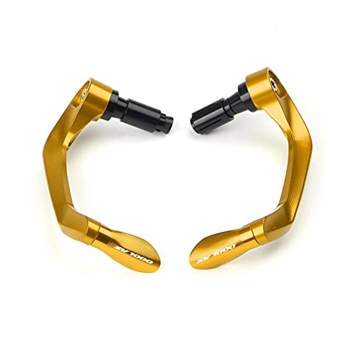 Für Suzuki SV1000 SV1000S Mit Motorrad 7/8 "22mm CNC Aluminium Lenkergriffe Schutz Bremskupplungshebel Schutzschutz(Gold) von LFSKIUDS