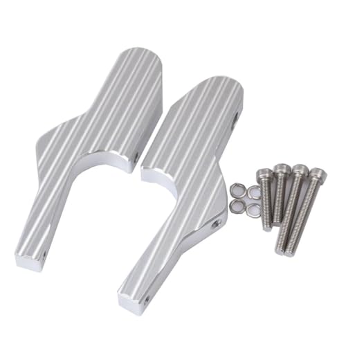 Für Vespa GT125 125L GT200 200L GT60 GTS125 125IE GTS150 GTS250 250IE GTS300 Motorradzubehör Beifahrerfußrastenverlängerungen Fußrastenrasten Fußrasten Pedalhalterung(Silber) von LFSKIUDS