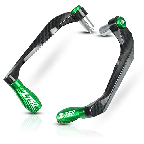 Für Z750 Z750R Z750S Motorrad CNC Lenkergriffe Schutz Kupplungsbremshebel Lenkerhebelschutz(Grün) von LFSKIUDS