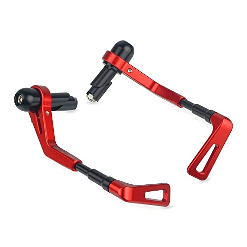 Für ZX25R ZX-25R 2018-2020 2021 2022 Motorrad CNC Lenkergriffe Schutz Kupplungsbremshebel Lenkerhebelschutz(Rot) von LFSKIUDS
