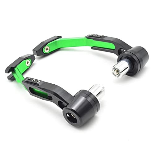 Für ZX7R ZX9 ZX1100 ZRX1100 ZZR1200 ZG1000 Motorrad CNC Lenkergriffe Schutz Kupplungsbremshebel Lenkerhebelschutz(Grün) von LFSKIUDS