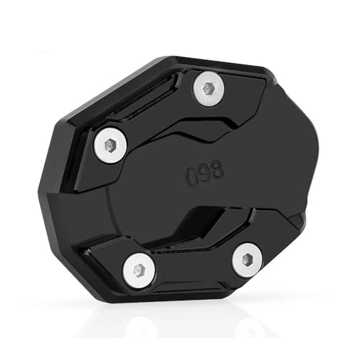 LFSKIUDS Fußseitenständer-Verlängerungspad-Unterstützung Anti-Rutsch-vergrößerte Basis Für Hon&da ADV 350 ADV350 2021 2022 ADV 150 ADV150 Kickstand Extender Seitenständer(Schwarz) von LFSKIUDS