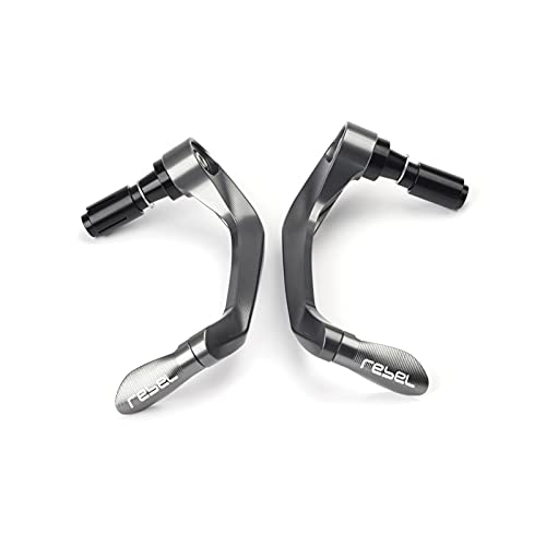 Mit Für CMX300 CMX500 REBEL300 REBEL500 Motorrad CNC Lenkergriffe Schutz Bremskupplungshebel Schutzschutz(Grau) von LFSKIUDS