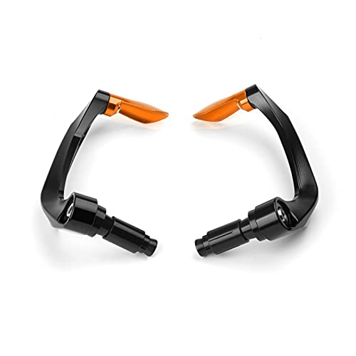 Mit Für FORZA125 250 300 2010-2018 Motorrad 7/8 "22mm CNC Lenkergriffe Schutz Bremskupplungshebelschutz(Schwarze Orange) von LFSKIUDS