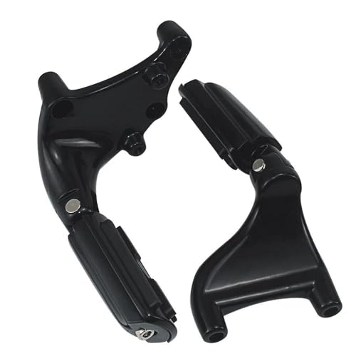 Schwarze Fußrastenpedale Für Den Hinteren Beifahrerfuß Des Motorrads, Passend Für Har&ley Davi&dson Sportster XL 883 1200 2014–2022 Pedalhalterung von LFSKIUDS