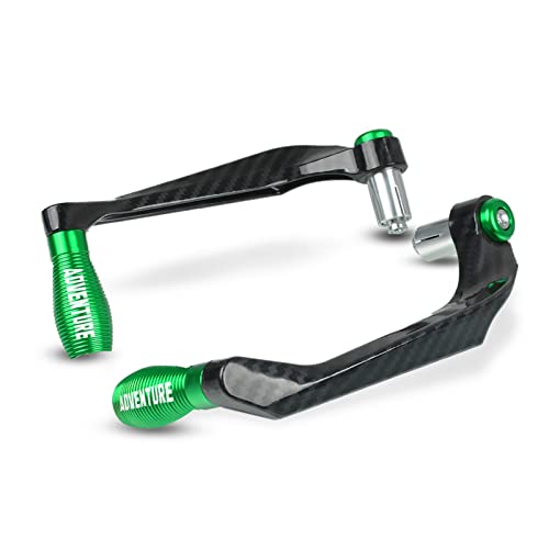 Universal Motorrad Hebelschutz Lenkergriffe Schutz Bremskupplungshebel Schutzfolie Mit 7/8" 22mm Für 1090 Adventure 1090 ADV 2007-2017(Grün) von LFSKIUDS